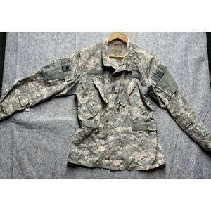 US Army ACU Digital Camo Field Jacket Military Coat Mens‎ Small Short